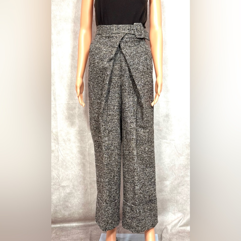 Salvatore Ferragamo Wide Leg Tan and Brown Jumpsuit